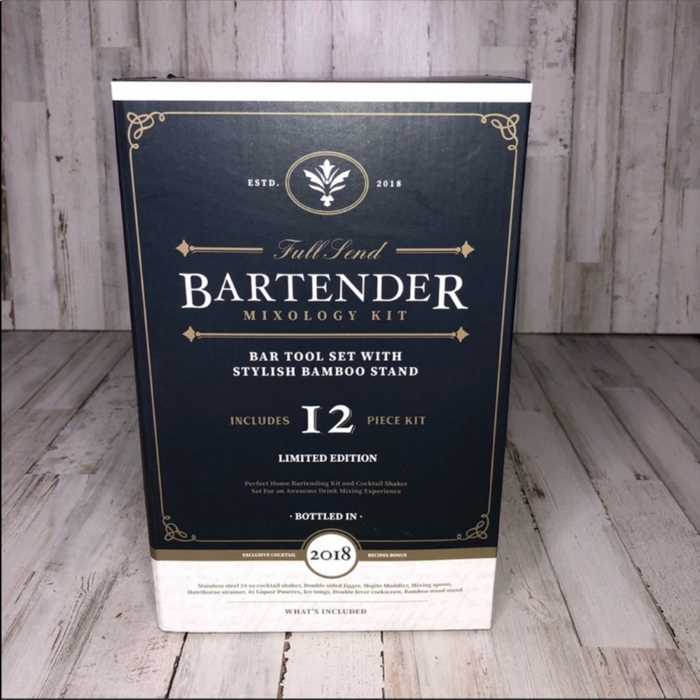 Full Send Bartender Mixology Kit 12 Piece Set - Picture 3 of 4